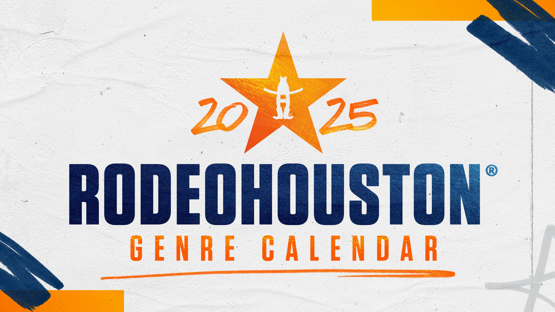 2025 RODEOHOUSTON® Entertainer Genre Calendar announced